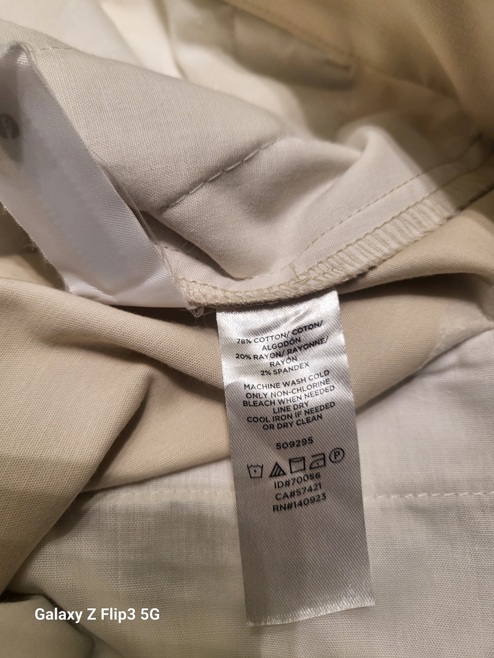 LOFT Wide-Leg Cropped Pants in Light Beige NWT Size 10 - Picture 6 of 7